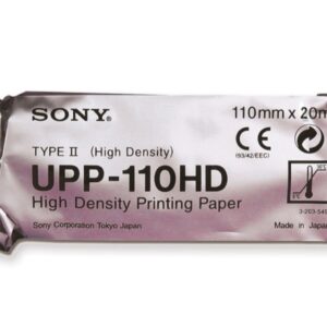 Carta Sony UPP-110 HD per Ecografo, Alta Densità 110 mm x 20 m - 10 rotoli - 1