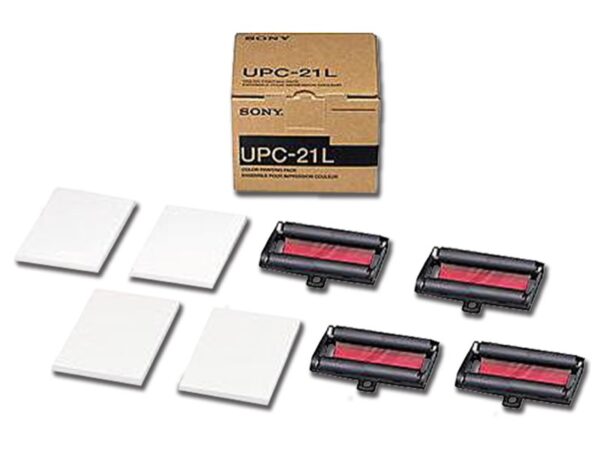 Sony Carta Termica UPC-21L per Stampanti Video UP-21MD/UPD23MD/UP20 - 4 rotoli