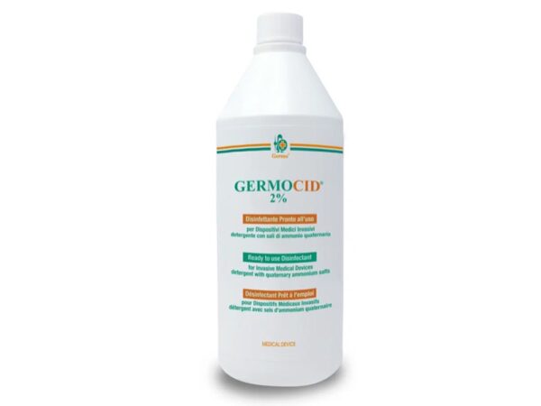 Germocid Strumenti Disinfettante 2% Pronto all'Uso 1 Litro - 36 bottiglie