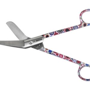 Forbici per Bende in Acciaio Inox 18 cm Fantasia Bolle - 20 pezzi - 2