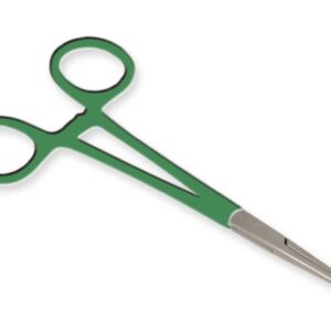Pinza Emostatica Retta in Acciaio Inox Anelli Verdi 16 cm - 20 pezzi - 1