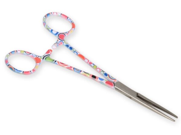 Pinza Emostatica Retta in Acciaio Inox Fantasia Bolle 16 cm - 15 pezzi