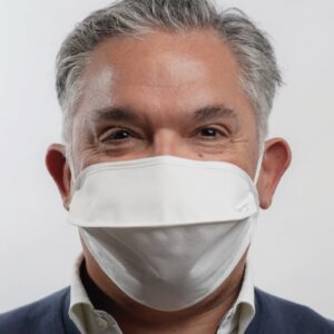 Mascherina Riutilizzabile Mycroclean BFE 99,8% Doppio Strato Bianca - 10 pz - 2