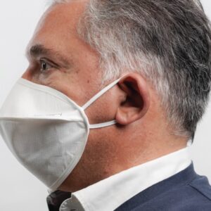 Mascherina Riutilizzabile Mycroclean BFE 99,8% Doppio Strato Bianca - 10 pz - 3