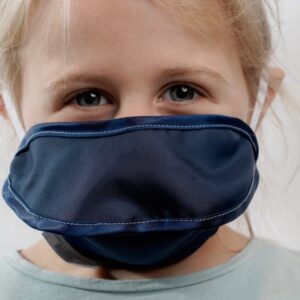 Mascherina Riutilizzabile Mycroclean Kid Tipo II BFE 99,8% Blu/Blu - 20 pezzi - 2