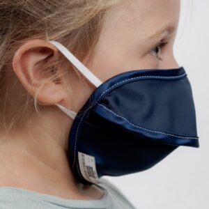 Mascherina Riutilizzabile Mycroclean Kid Tipo II BFE 99,8% Blu/Blu - 20 pezzi - 3