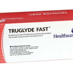 Sutura Assorbibile Truglyde Fast 3/0 Curva 3/8 Ago 24 mm 70 cm Incolore - 48 pz
