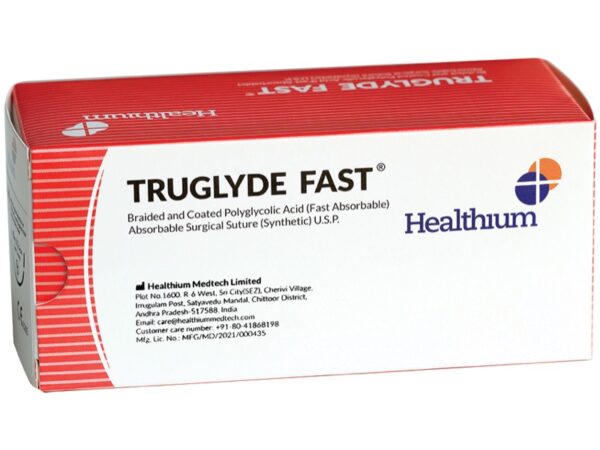 Sutura Assorbibile Truglyde Fast 3/0 Curva 3/8 Ago 24 mm 70 cm Incolore - 48 pz
