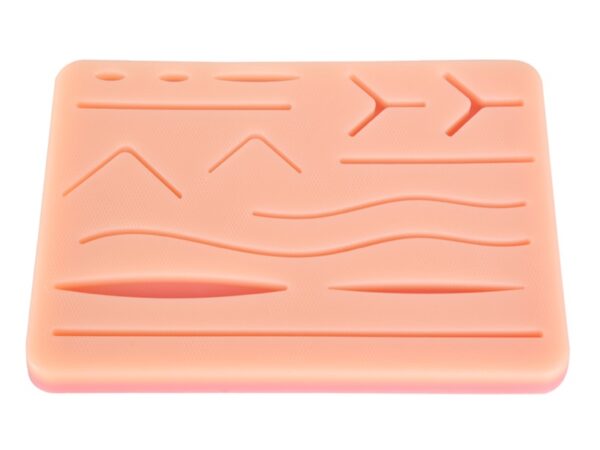 Pad per Esercitazione Sutura con Rete in Silicone 14 Ferite 3 Strati - 12 pezzi