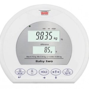 Wunder Pesaneonati Elettronico Baby 02-1 6-15 kg Classe III con Milk Intake - 3