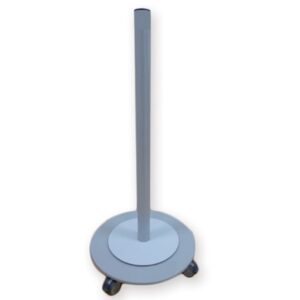 Carrello per Rulli Assorbenti in Acciaio Inox con 4 Ruote Pivottanti - 1