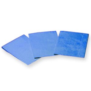 Salviettine Politenate Cellulosa e Polietilene 33x45 cm Blu - 4000 pz