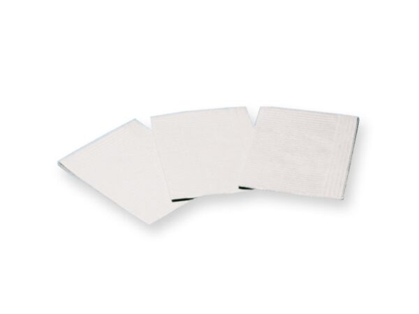 Salviettine Politenate Cellulosa e Polietilene 33x45 cm Bianche - 4000 pz