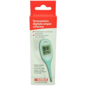 Termometro Digitale con Ampio Display 27x22 mm e Punta Flessibile 1,5 V - 25 pz - 2