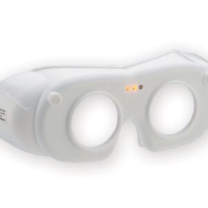 Occhiali Nistagmo a LED con Alimentazione Elettrica Bianchi