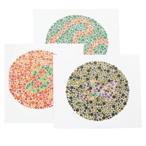 Test di Percezione del Colore Pediatrico 10 Tavole 11,5x11 cm - 8 pezzi - 1