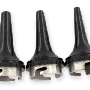 Set 3 Speculum Autoclavabili per Otoscopi Adulti diametro 2,5-3,5-4,5 mm Latex F - 1