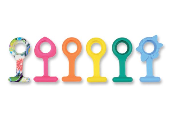Kit 6 Guaine Silicone per Orologi Rotondi da Taschino - 20 kit da 6 pz