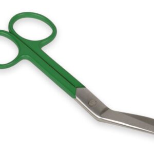Forbici per Bende in Acciaio Inox Anelli Verdi 14 cm - 25 pezzi - 1