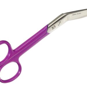 Forbici per Bende in Acciaio Inox con Anelli Viola 14 cm - 25 pezzi - 2