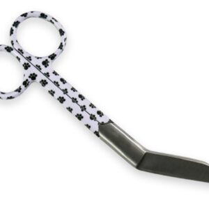 Forbici per Bende in Acciaio Inox Fantasia Orme 14 cm - 25 pezzi