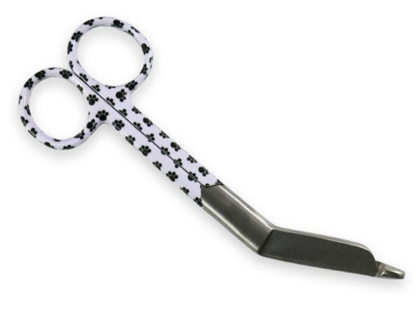 Forbici per Bende in Acciaio Inox Fantasia Orme 14 cm - 25 pezzi