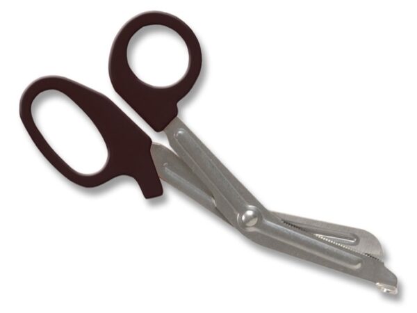 Forbici Utility per Bende in Acciaio Inox, Impugnatura Nera, 16,5 cm - 120 pezzi