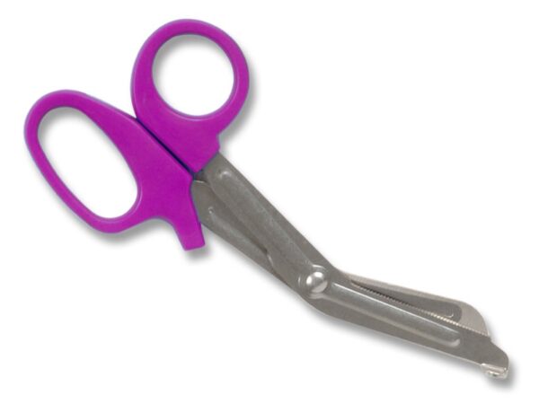 Forbici Utility per Bende in Acciaio Inox 16,5 cm con Impugnatura Lilla - 120 pz