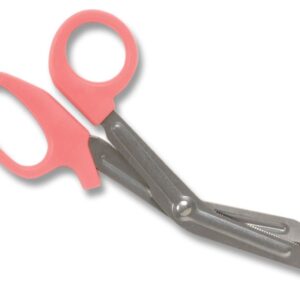 Forbici per Bende Utility in Acciaio Inox 16,5 cm con Impugnatura Rosa - 120 pz - 1