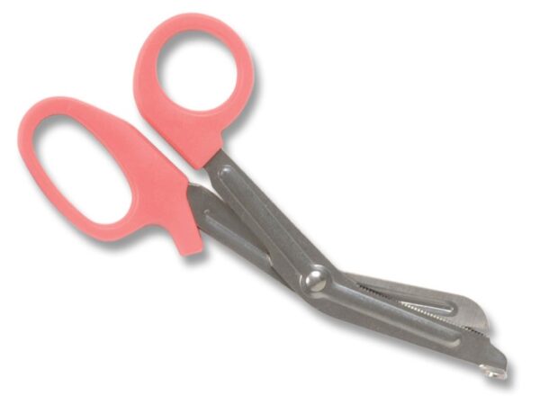 Forbici per Bende Utility in Acciaio Inox 16,5 cm con Impugnatura Rosa - 120 pz