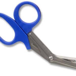 Forbici Utility per Bende in Acciaio Inox con Impugnatura Blu - 19 cm - 100 pz - 1