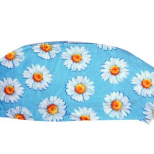 Cappellino Sanitario con Laccetti, Fantasia Margherite, Taglia M - 15 pz - 1