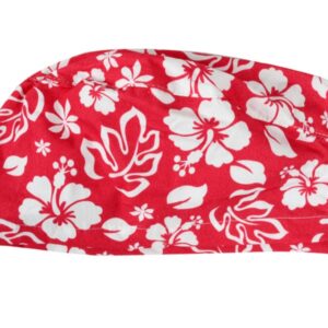 Cappellino Chirurgico Fantasia Tropical Taglia M con Laccetti Regolabili - 15 pz