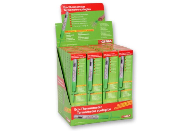 Termometro Ecologico al Gallio con Shaker Espositore - 48 pezzi