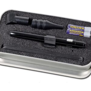 Kit Otoscopio Delta LED Nero con Scatola Alluminio e Speculum - 30 pz - 3
