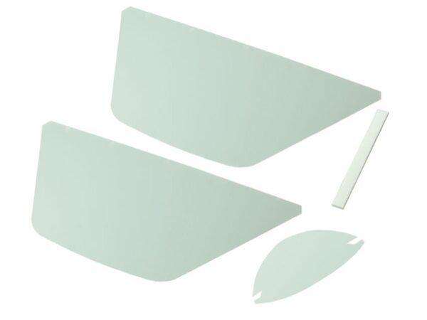 Kit Visiere Protector con 2 Visiere Facciali Trasparenti e 1 Frontale con Protez