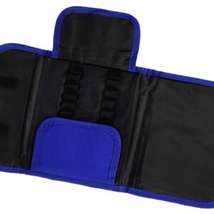 Portafiale in Cordura Blu Imbottito con Chiusura a Velcro - 20 pezzi - 2