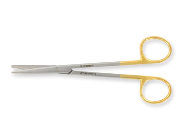 Forbici Metzenbaum in Carburo di Tungsteno Rette 18 cm Linea Gold - 4 pezzi