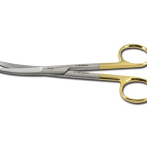 Forbici Chirurgiche Mayo in Carburo di Tungsteno Curve 14,5 cm Linea Gold - 5 pz