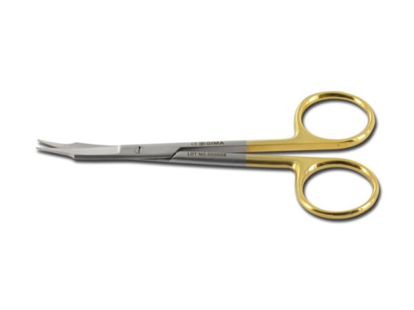 Forbici Goldman Fox Curve in Carburo di Tungsteno e Inox AISI 420 13 cm - 5 pz
