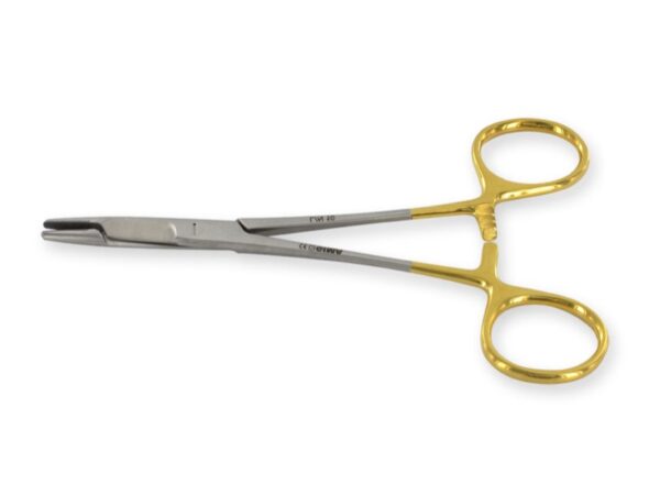 Porta Aghi Olsen Hegar in Carburo di Tungsteno C.T. Linea Gold 14 cm - 5 pezzi