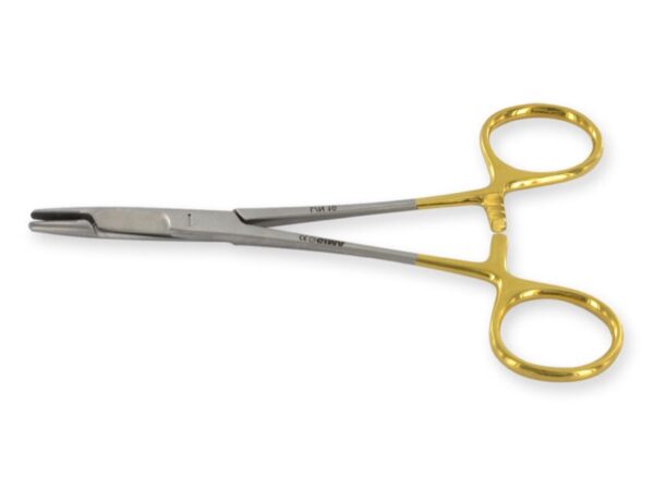 Porta Aghi Olsen Hegar in Carburo di Tungsteno 16,5 cm - Linea Gold - 4 pezzi