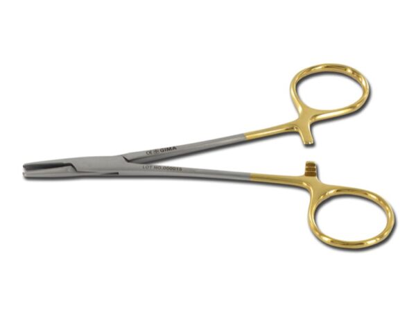 Porta Aghi Webster in Carburo di Tungsteno Linea Gold 12,5 cm - 5 pezzi
