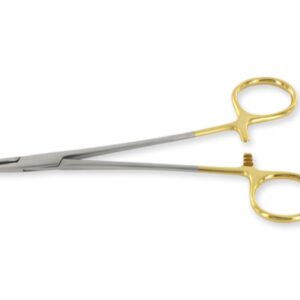 Porta Aghi Crile Wood in Carburo di Tungsteno Linea Gold 18 cm - 4 pezzi