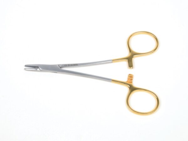 Porta Aghi Derf in Carburo di Tungsteno C.T. Linea Gold 12 cm - 5 pezzi