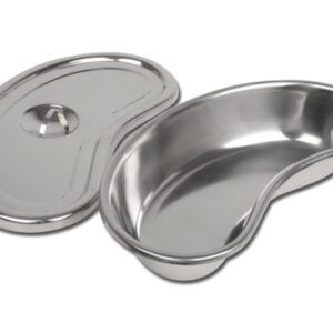 Bacinella Reniforme Inox AISI 304 con Coperchio 309x149x59 mm - 8 pz - 1