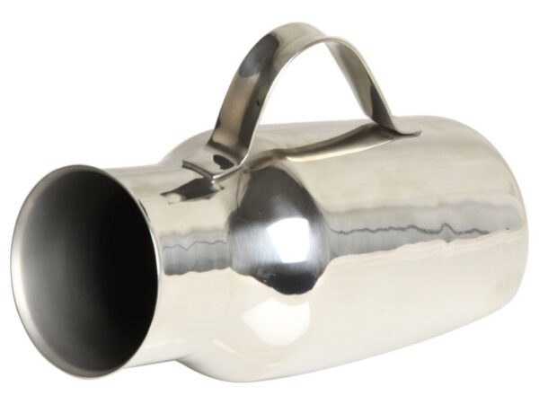 Urinale Maschile Diagonale in Acciaio Inox diametro 85x220 mm 1,5 l - 6 pezzi