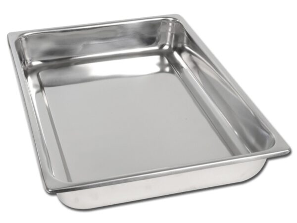 Vassoio Portastrumenti Inox AISI 304 Bordi Angolati 440x320x64 mm - 3 pz
