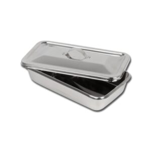 Vassoio con Coperchio in Acciaio Inox AISI 304 223 x 126 x 45 mm - 8 pezzi