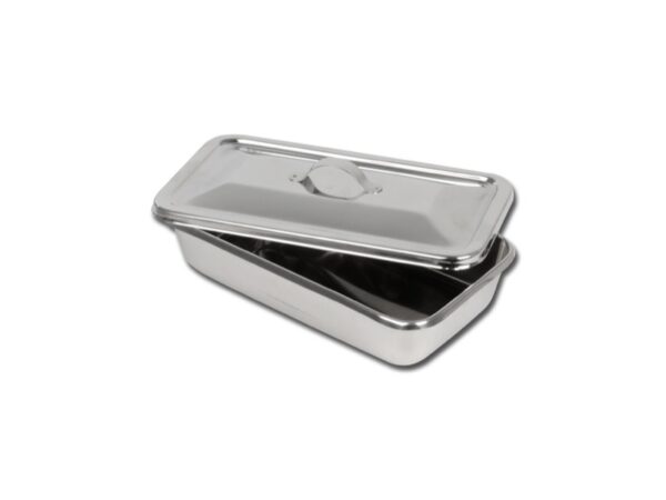 Vassoio con Coperchio in Acciaio Inox AISI 304 223 x 126 x 45 mm - 8 pezzi